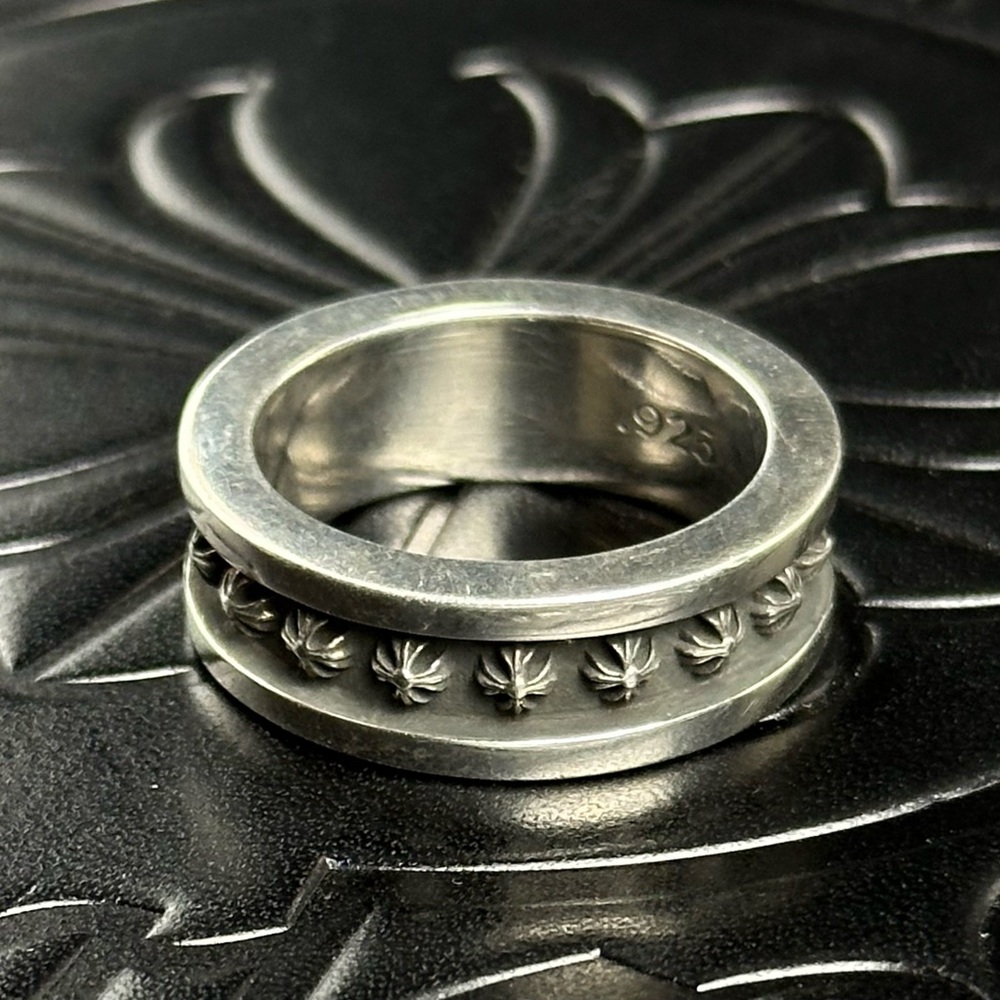 Chrome Hearts Silver Ch Plus Mini Ring - image 2